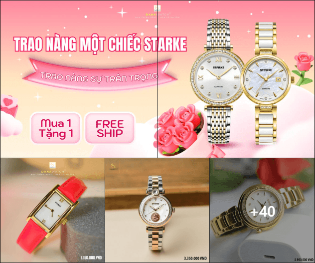 🌷 8/3 SẮP ĐẾN – TRAO NÀNG MỘT CHIẾC #STARKE, TRAO NÀNG SỰ TRÂN TRỌNG 🌷 GIẢM CỘNG DỒN ĐẾN 45% ✅