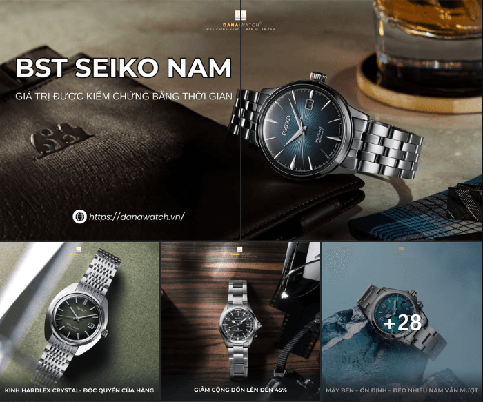 ⌚ BST #SEIKO NAM – GIÁ TRỊ ĐƯỢC KIỂM CHỨNG BẰNG THỜI GIAN 😍 BẢO HÀNH 10 NĂM TẠI #DANAWATCH ✅