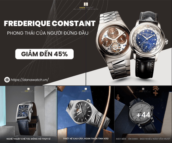 ⌚ BST FREDERIQUE CONSTANT NAM – PHONG THÁI CỦA NGƯỜI ĐỨNG ĐẦU 💪 ƯU ĐÃI CỰC TỐT - GIẢM ĐẾN 45% ✅